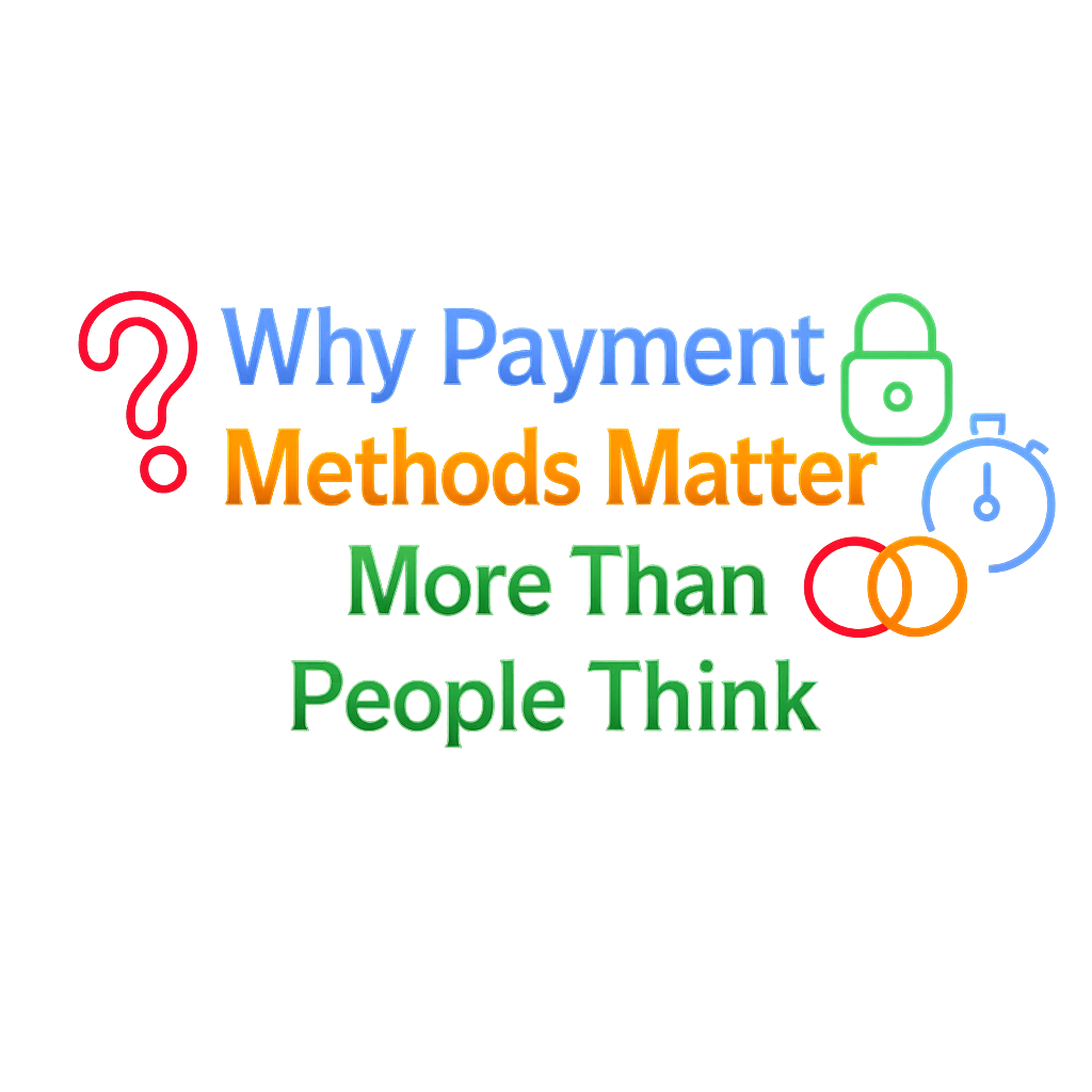 Why Payment Methods Matter More Than People Think