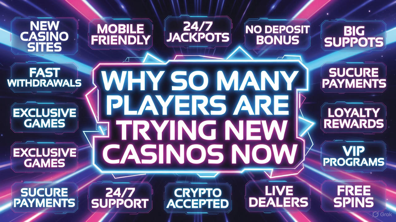 Why So Many Players Are Trying New Casinos Now