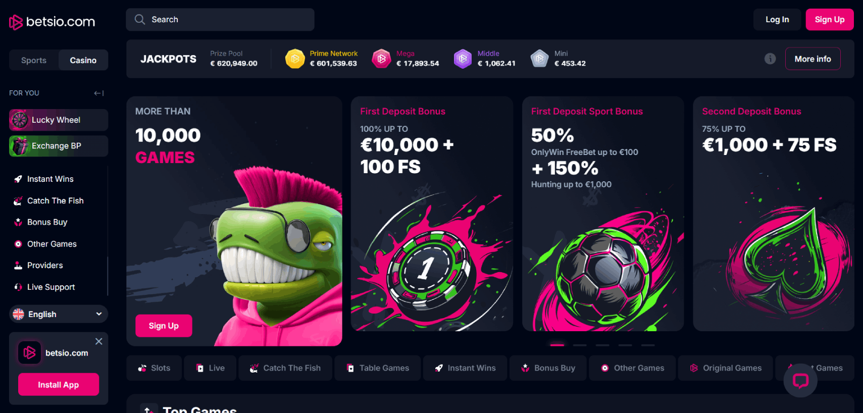 Bonuses & Promotions – High Ceilings, Crypto & GBP Options