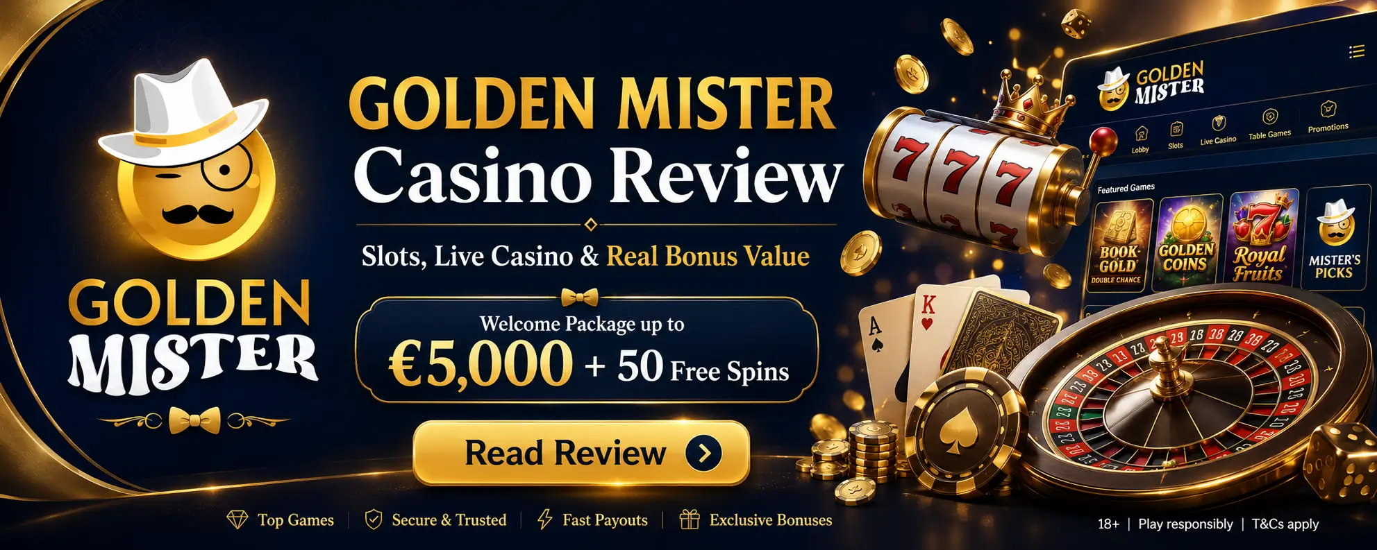 GOLDEN MISTER Casino Review — What It's Actually Like to Play Here