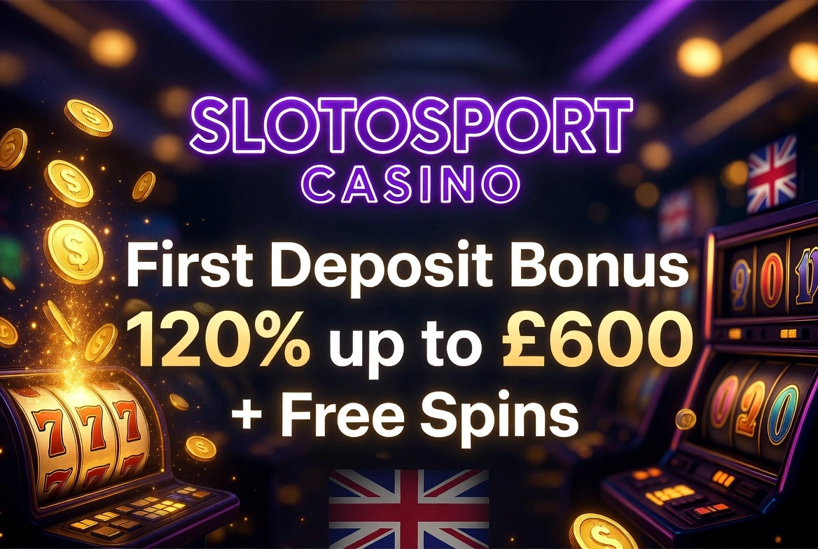 SLOTOSPORT first deposit bonus